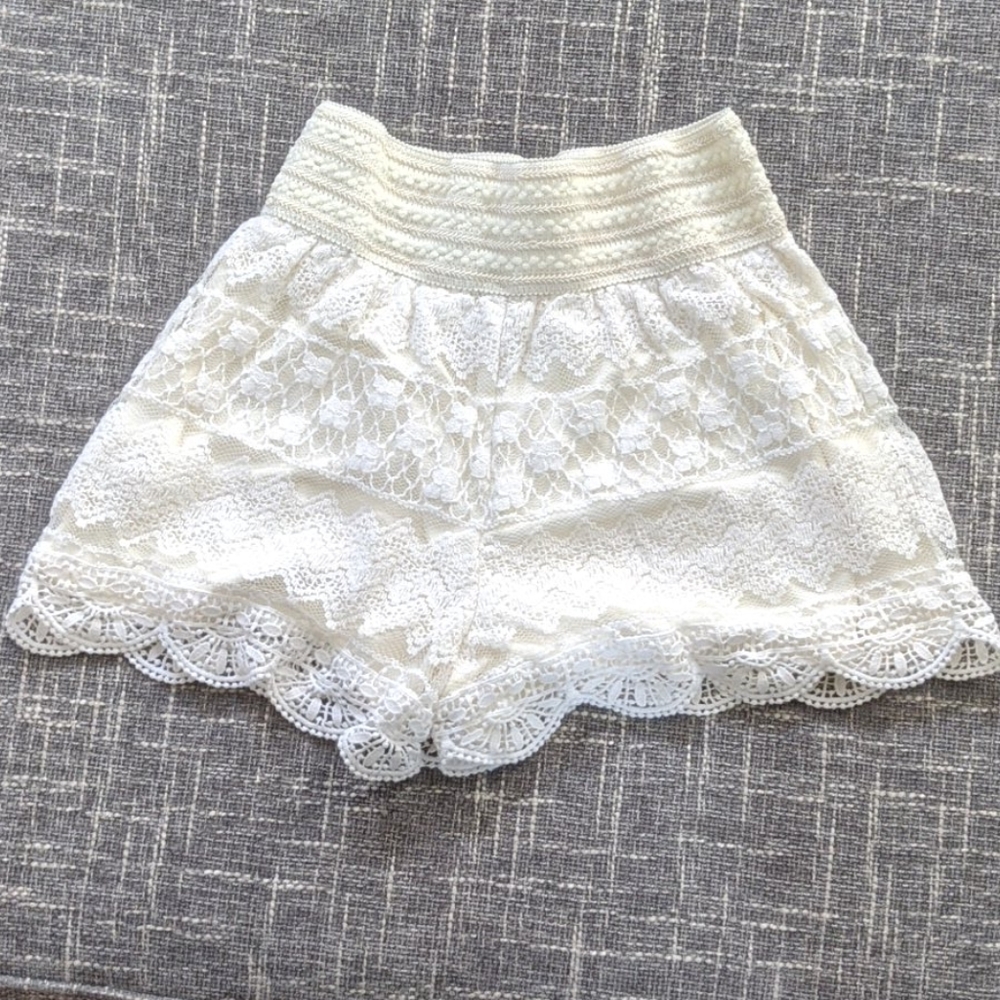 Lace and Crochet Shorts